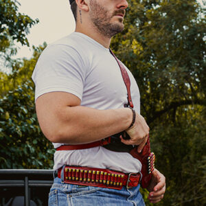 BALEIRO DE CINTO EM COURO